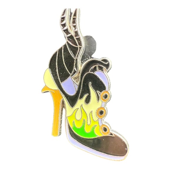 Disney Jewelry - Disney Maleficent Villian High Heel Shoe Pin Trading Sleeping Beauty
